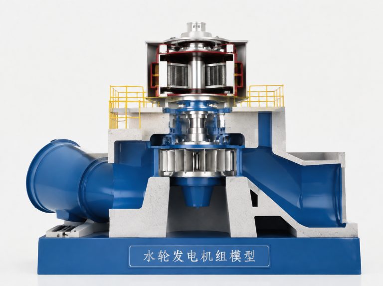 辽阳水轮发电机组剖视模型